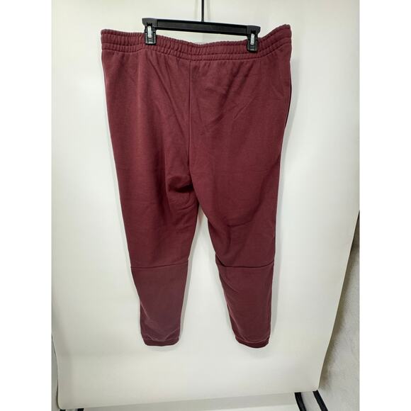 NWT‎ Lacoste Bordeaux Red Men's Tapered Fit Fleece Trackpants Size XXL (7) - Picture 5 of 5